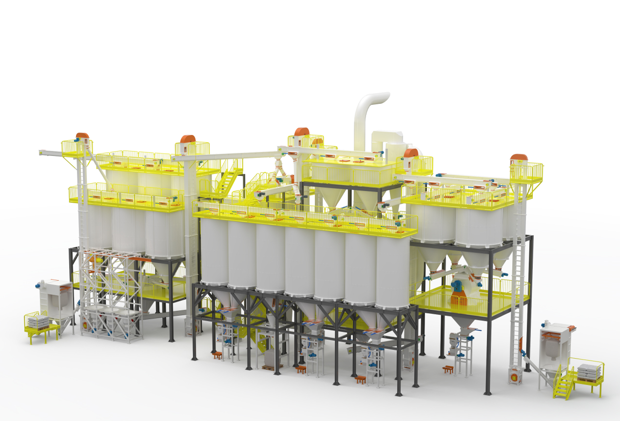 Fábrica de ração farelada, peletizada e de mineral